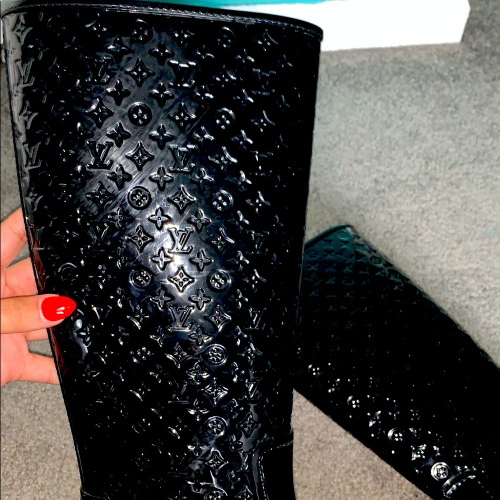 Knee-High Louis Vuitton Rain Boots ☔️